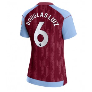 Aston Villa Douglas Luiz #6 Domaci Dres za Ženska 2023-24 Kratak Rukavima